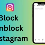 block & unblock instagram